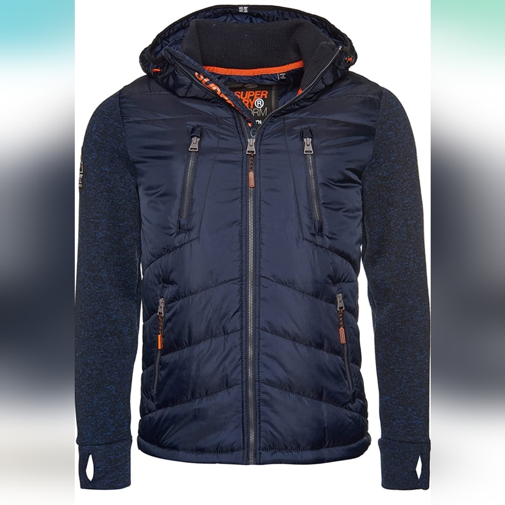 Mens Storm Hybrid Zip Hoodie Size Medium & Large
